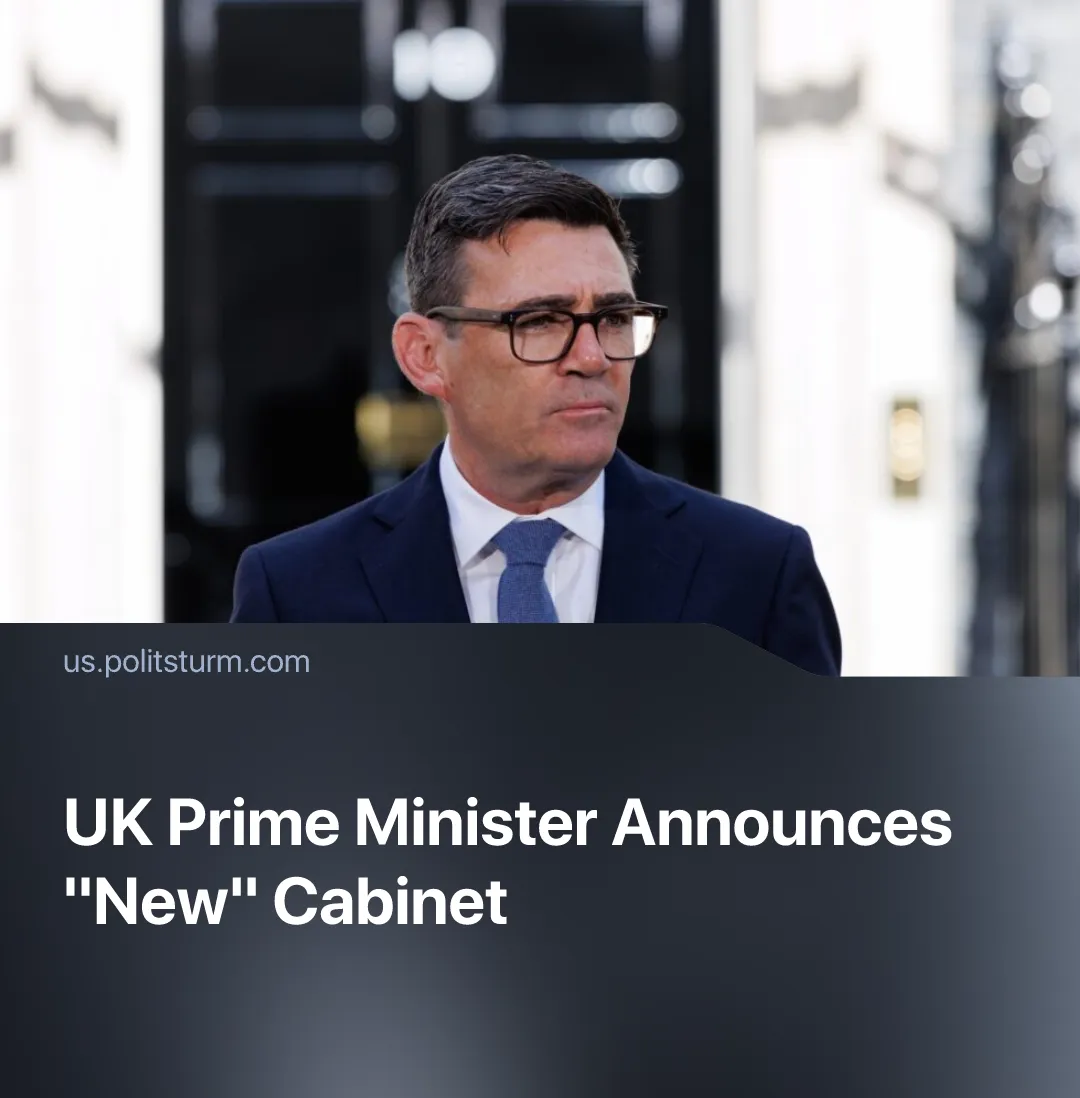 UK Prime Minister Announces "New" Cabinet