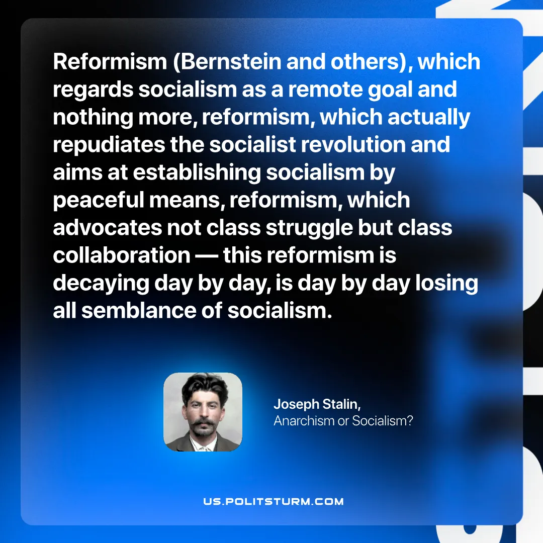 Stalin on how Reformism Rots Socialism