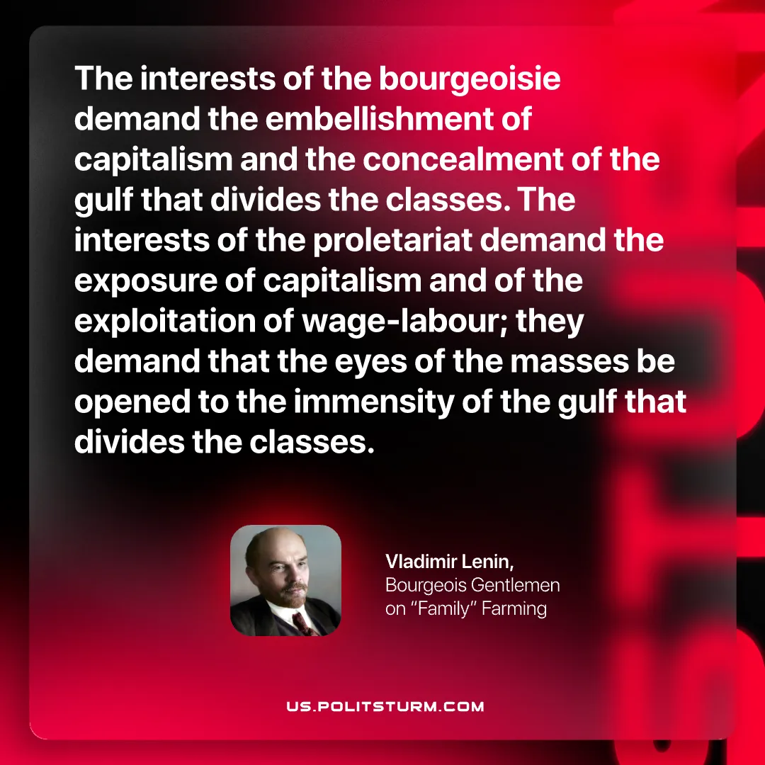 Lenin Exposing the Class Gulf