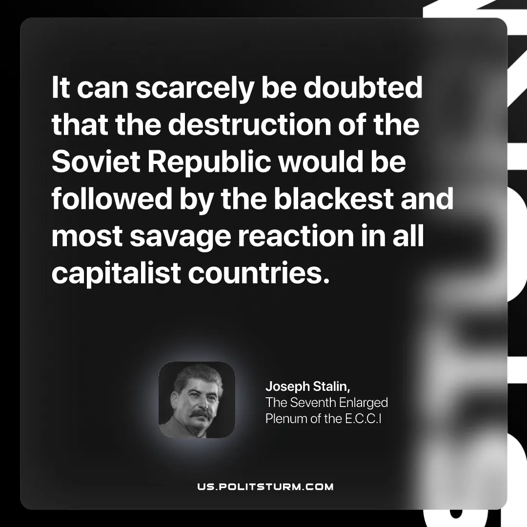 Stalin on the Blackest Reaction