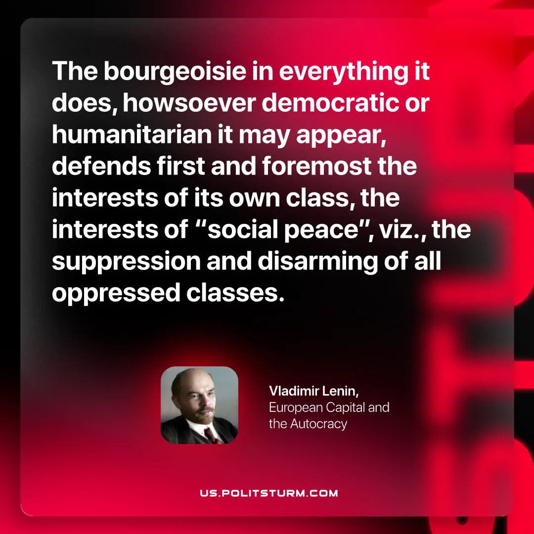 Lenin on Bourgeois Defence of Class Interests