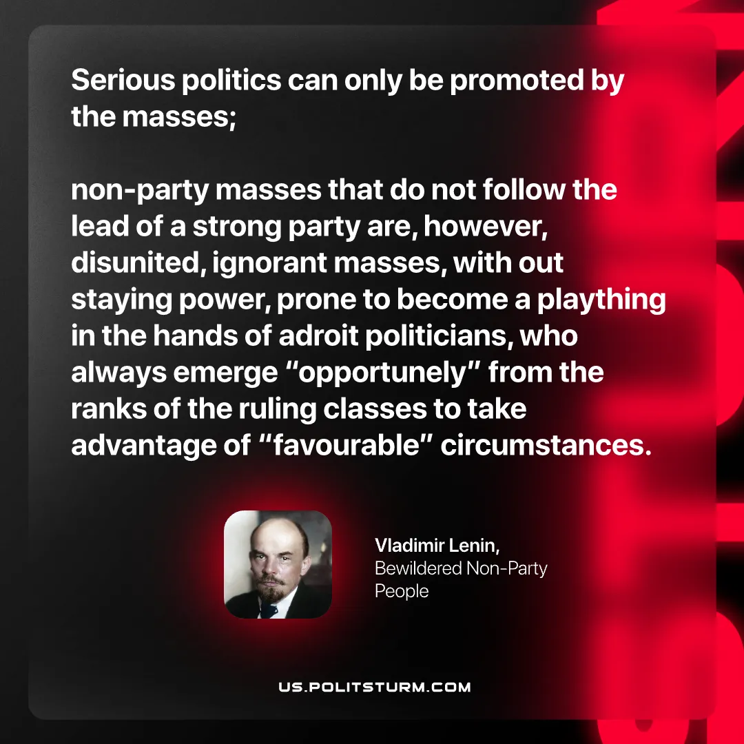 Lenin on Need Strong Party Leadership
