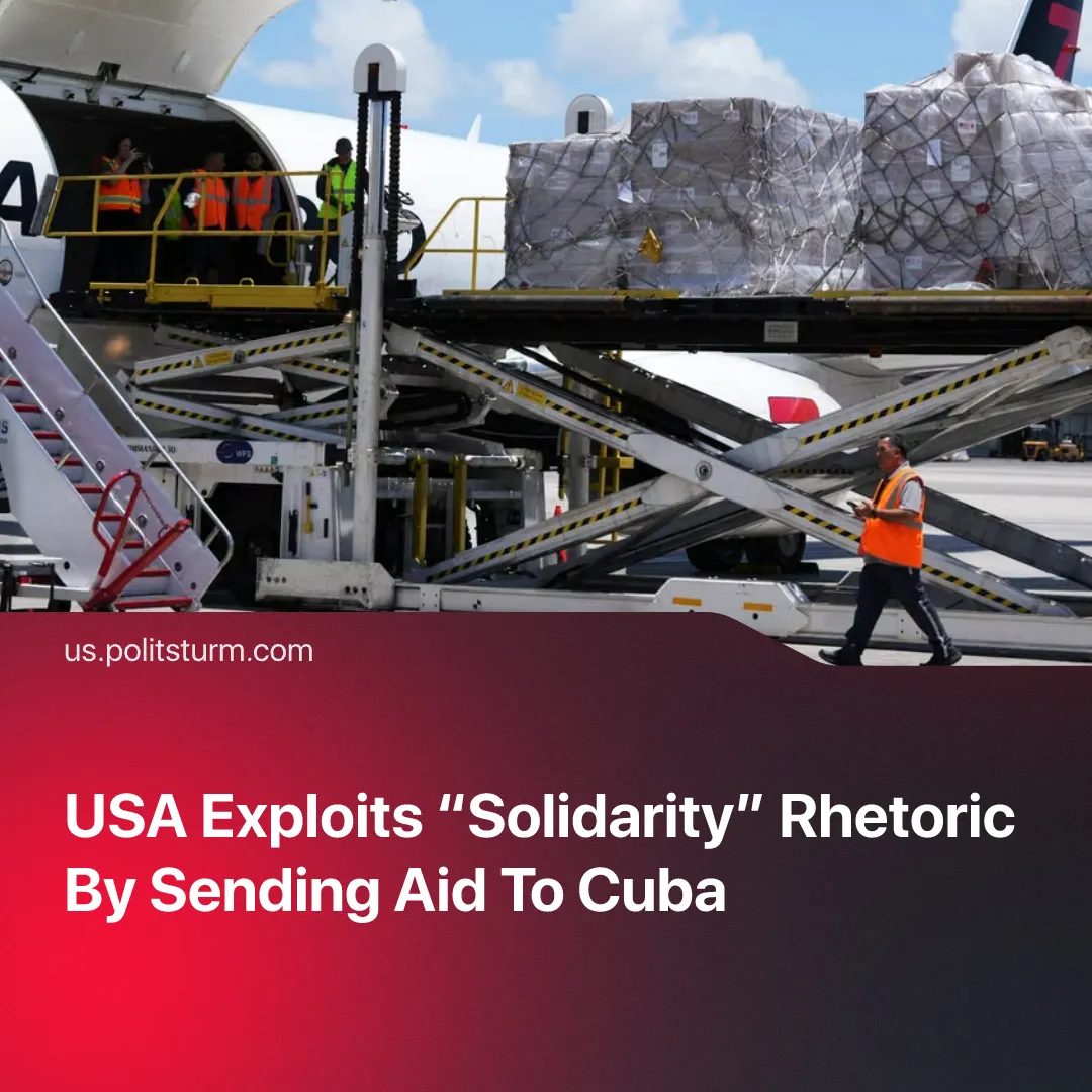 USA Exploits “Solidarity” Rhetoric By Sending Aid To Cuba