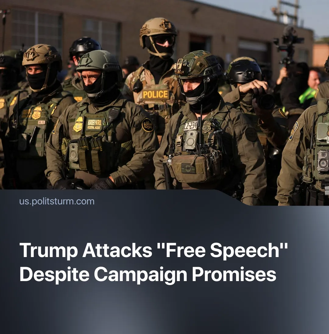 Trump Attacks "Free Speech" Despite Campaign Promises