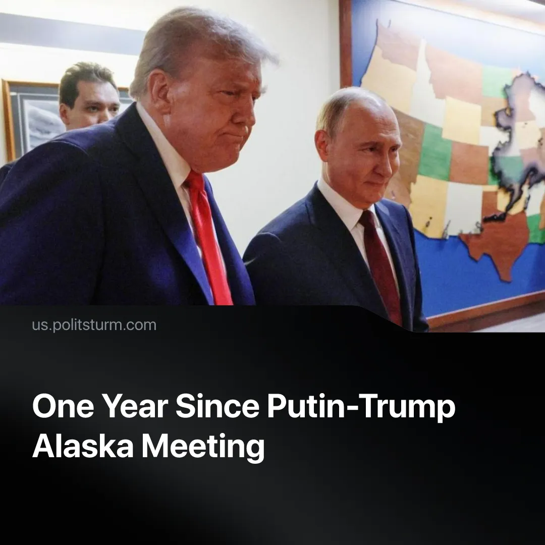 One Year Since Putin-Trump Alaska Meeting