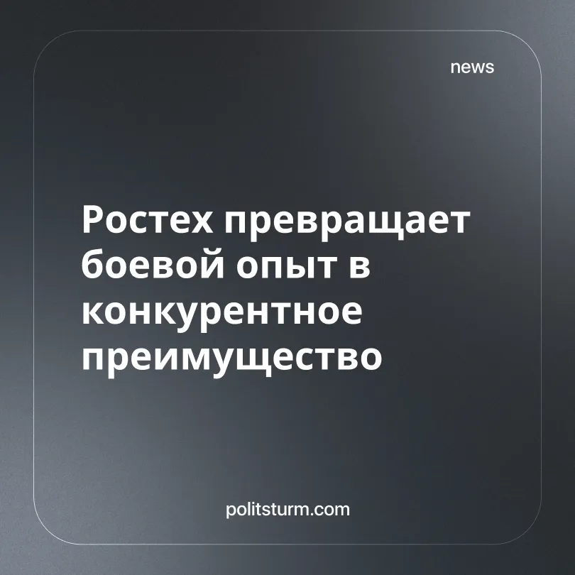 Ростех превращает боевой опыт в конкурентное преимущество