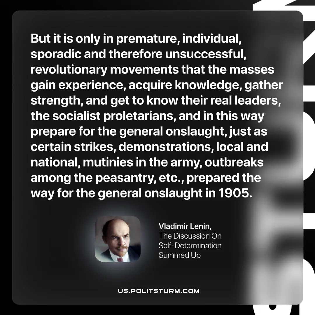 Lenin on the Lessons of the Failed Uprisings