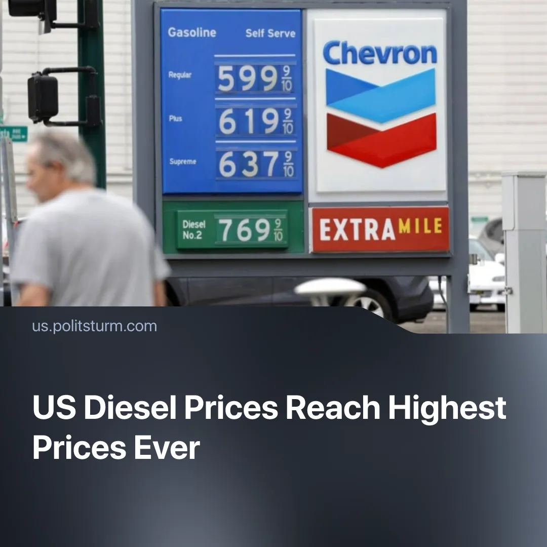 US Diesel Prices Reach Highest Prices Ever