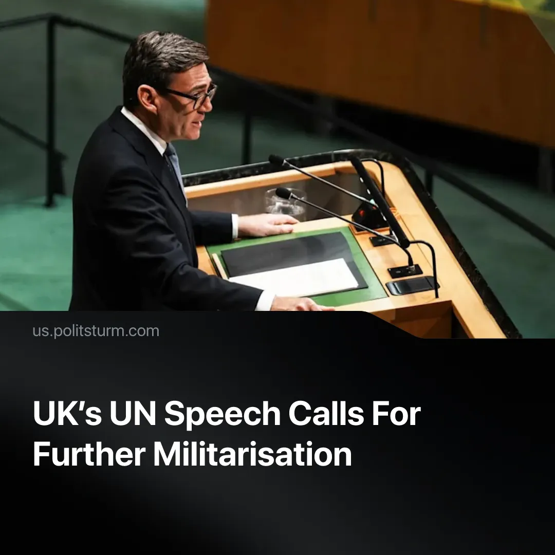 UK’s UN Speech Calls For Further Militarisation